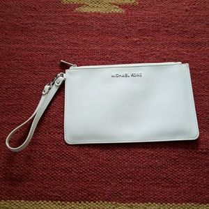 Michael Kors white clutch